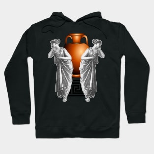 Girl with brown amphora Hoodie